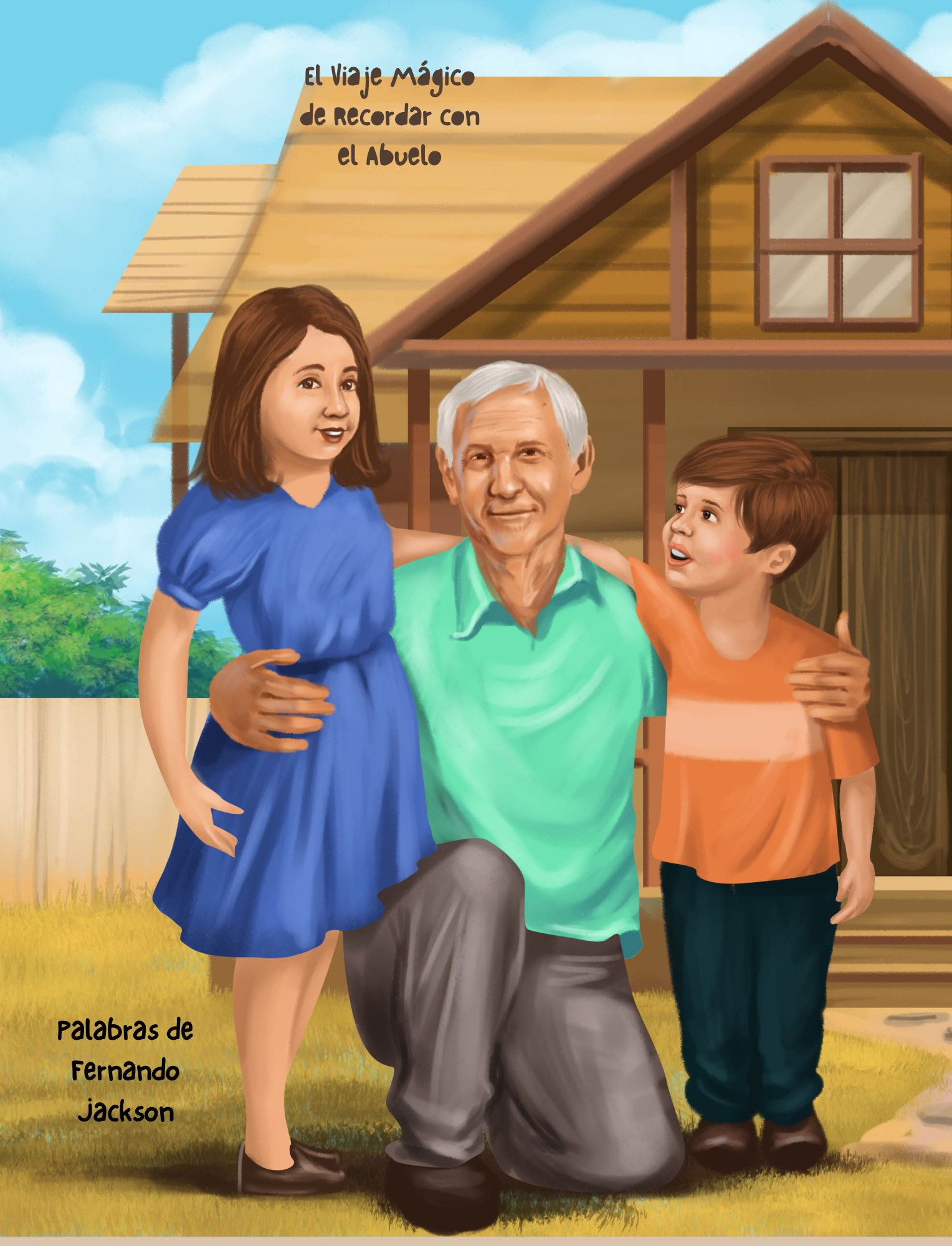 Portada de El Viaje Mágico de Recordar con el Abuelo